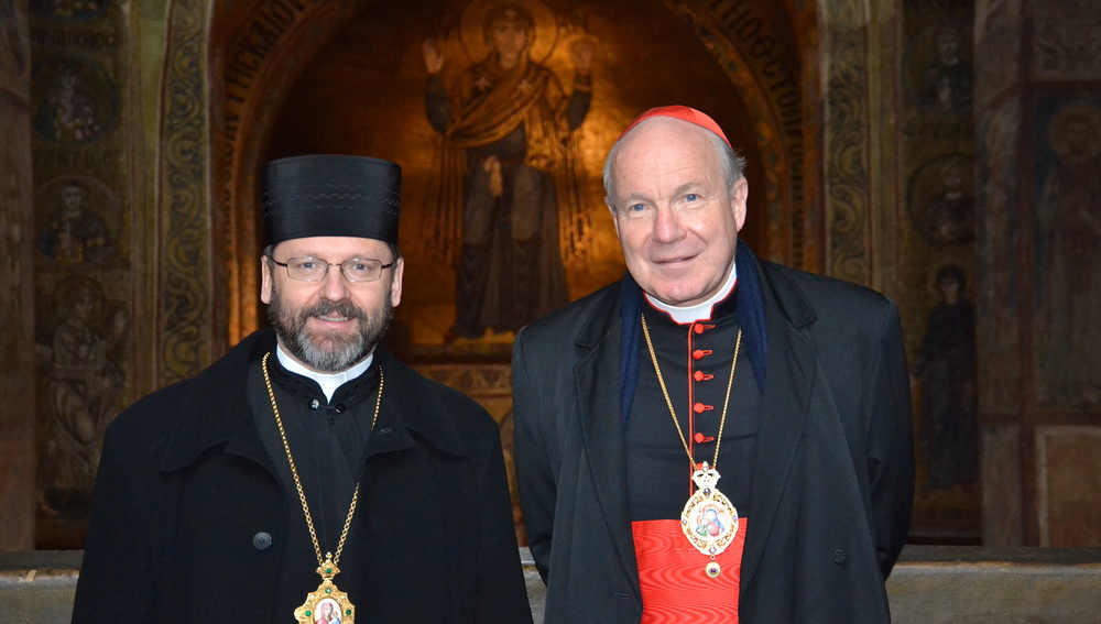 Großerzbischof Swjatoslaw Schewtschuk und Kardinal Christoph Schönborn