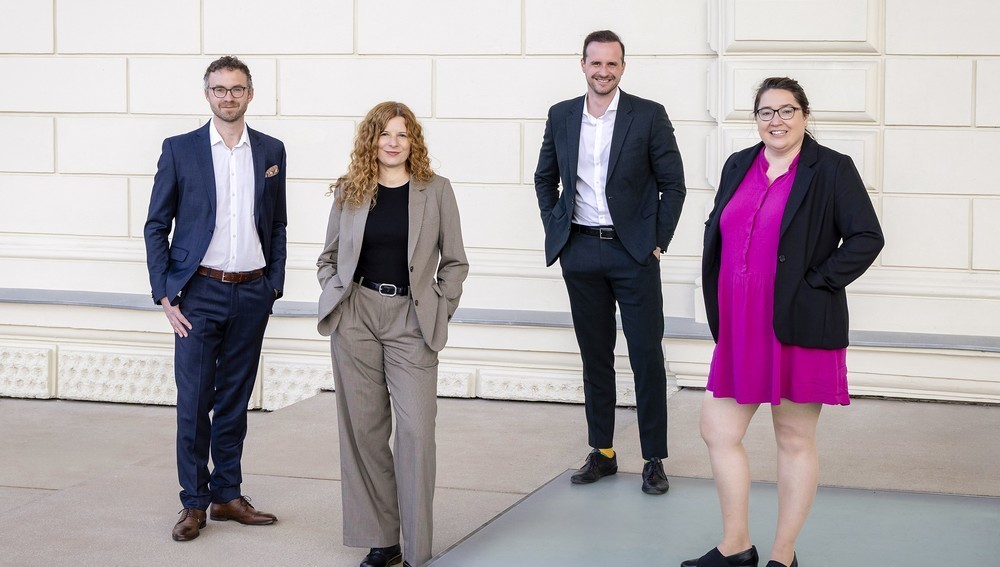 v.l.: Christian Feichtinger, Nicole Bauer, Thomas Gremsl, Katharina Pyschny