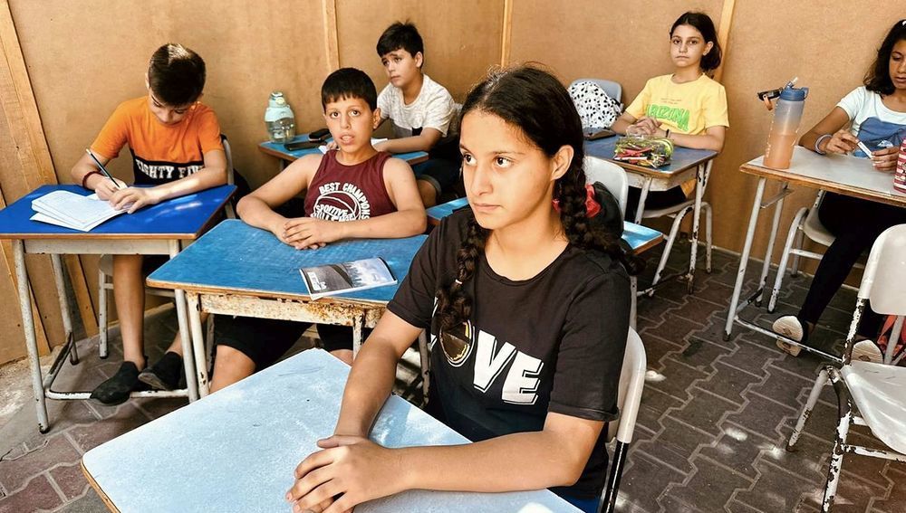 Schulklasse in Gaza-Stadt