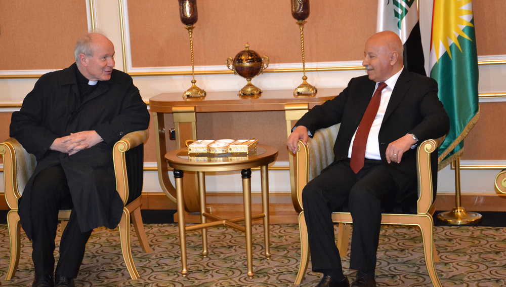 Kardinal Christoph Schönborn im Irak