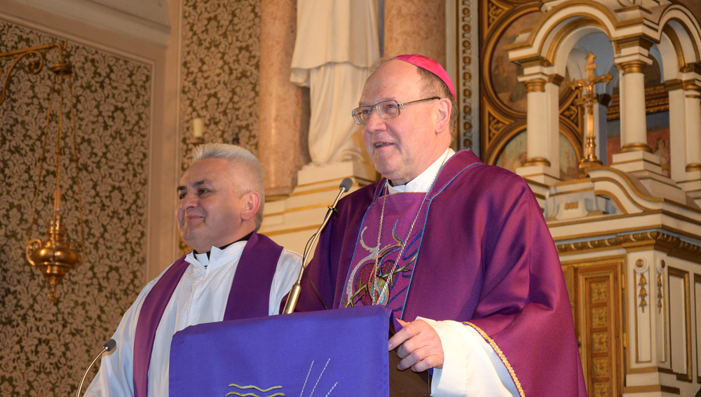 Heiligtum der Drina-Märtyrerinnen, Gottesdienst, Bischof Alois Schwarz