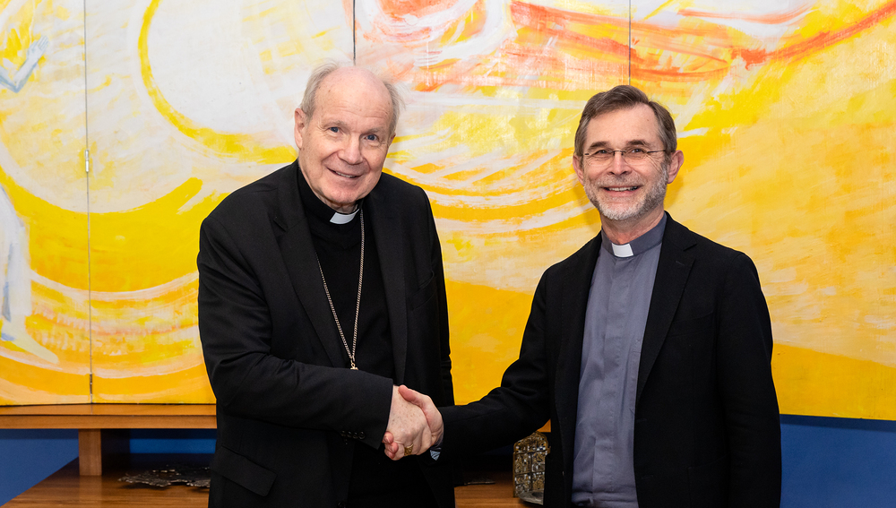 Foto vom Tag der Ernennung Josef Grünwidls zum Apostolischen Administrator der Erzdiözese Wien am 22. Jänner 2025