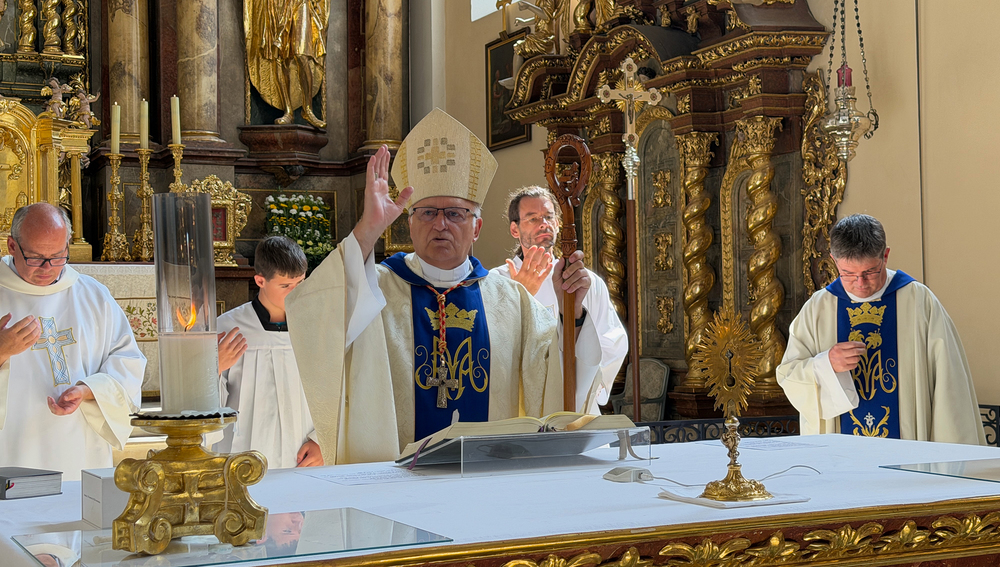Kardinal Nemet am Hochfest Mariä Himmelfahrt in der Basilika Frauenkirchen