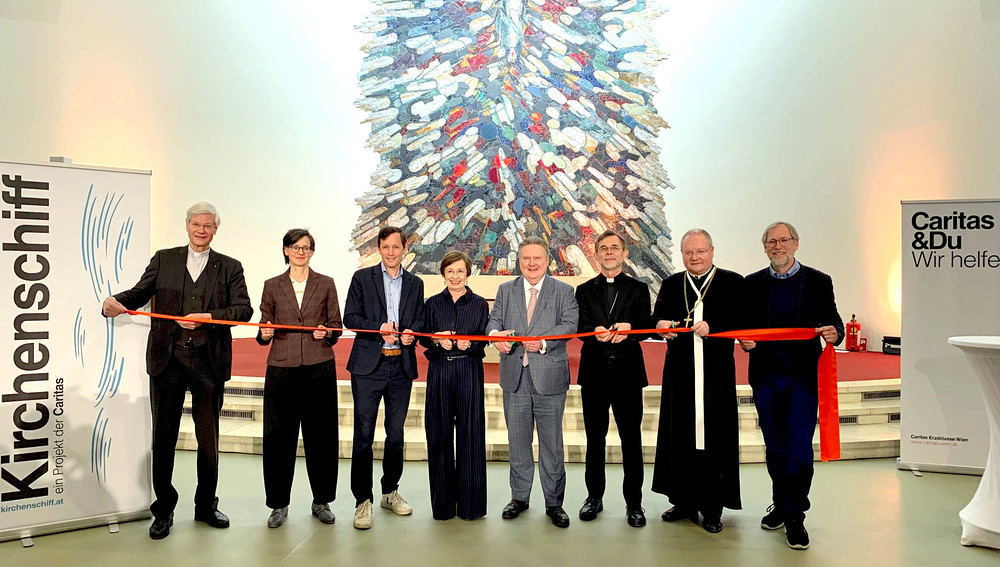 Eröffnung des Pilotprojekts 'Kirchenschiff' in Wien-Margarethen