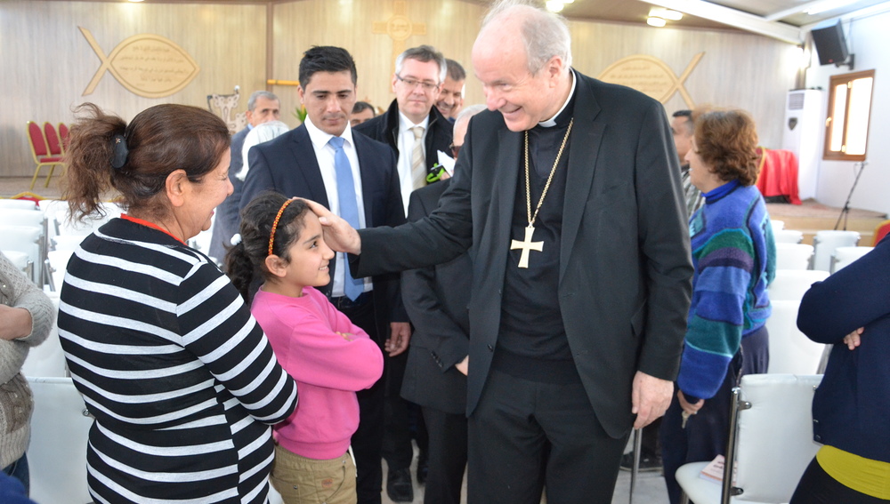 Kardinal Christoph Schönborn im Irak