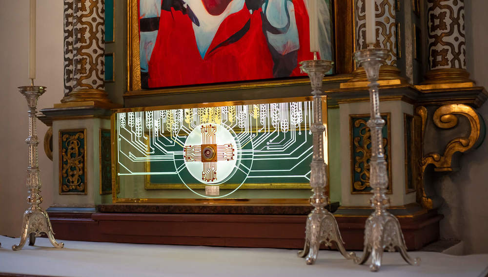 Festplatten-Reliquiar von Carlo Acutis in Wolfsberg (Ktn.)