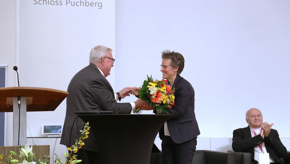 Kardinal Hollerich, Prof. Csiszar und Kardinal Nemet (v.l.)