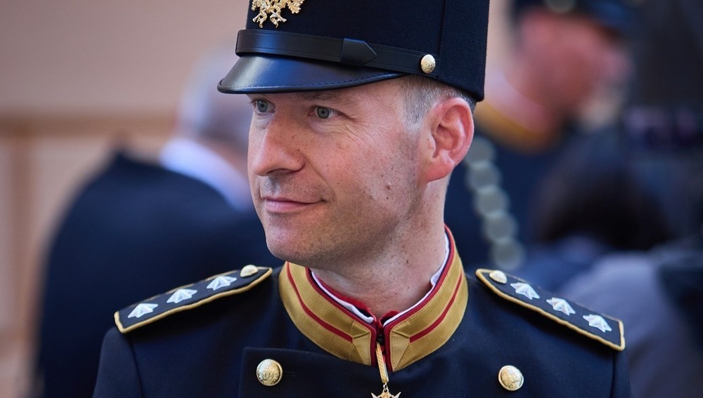 Offizier der Schweizergarde in 'Repräsentations-Uniform'